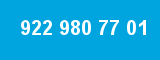 922 980 77 01